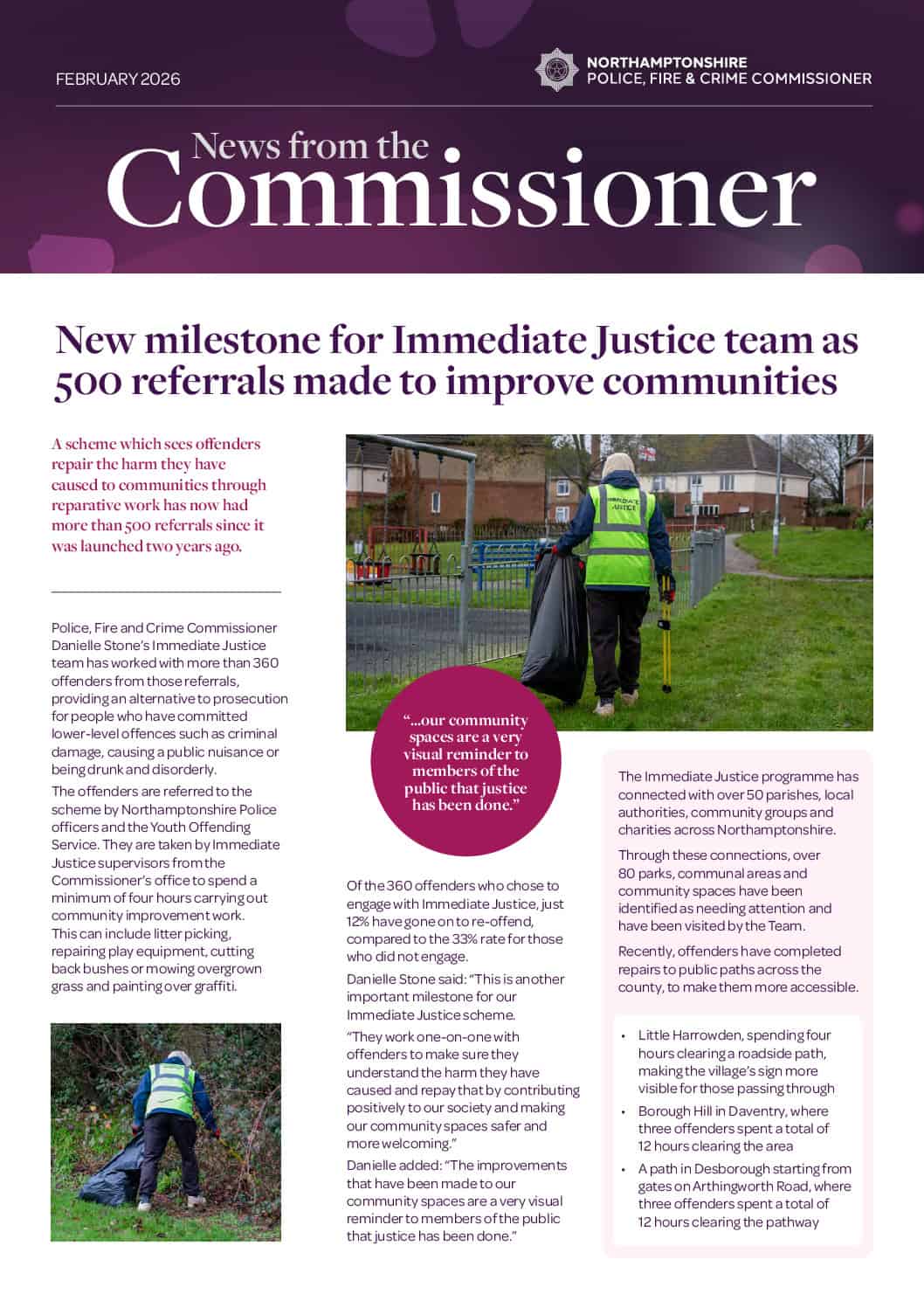 Newsletter Police, Fire and Crime Commissioner